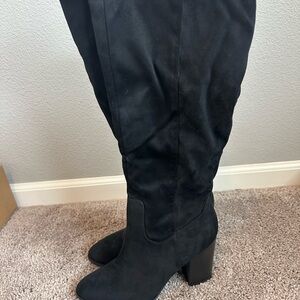 Brand New Black Suede Women's Boots